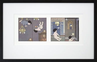 Tumbling into the Night by Maurice Sendak Framed Art Print - Special Edition