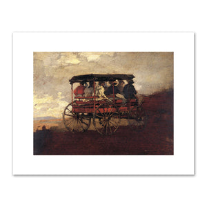 Winslow Homer, White Mountain Wagon, c. 1869, Fine Art Prints in various sizes by 1000Artists.com