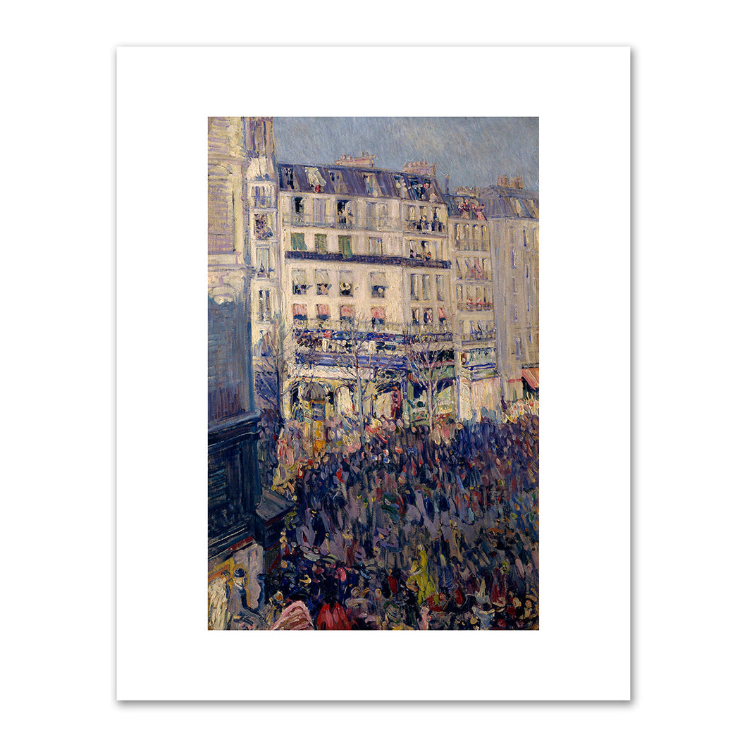 Nicolas Tarkhoff, Carnival Day in Paris, 1900, State Tretyakov Gallery, Moscow, Photo © Fine Art Images / Bridgeman Images. Fine Art Prints in various sizes by 1000Artists.com