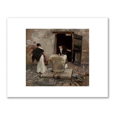 John Singer Sargent, Venetian Water Carriers, 1880-82, Worcester Art Museum, Museum purchase through the Sustaining Membership Fund, Photo: © Worcester Art Museum, Massachusetts, USA / Bridgeman Images. Fine Art Prints in various sizes by 1000Artists.com
