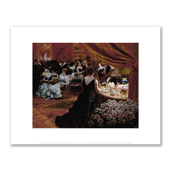 The Salon of Princess Mathilde by Giuseppe De Nittis