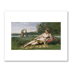 Jean-Baptiste-Camille Corot, Young Women of Sparta (Jeunes filles de Sparte), 1868-1870, Brooklyn Museum, Photo © Brooklyn Museum / Bridgeman Images. Fine Art Prints in various sizes by 1000Artists.com