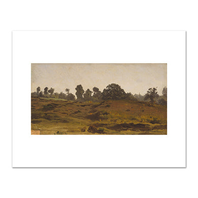 Auguste-François Bonheur, View of a Field, early 1850s, Brooklyn Museum, Photo © Brooklyn Museum / Bridgeman Images. Fine Art Prints in various sizes by 1000Artists.com