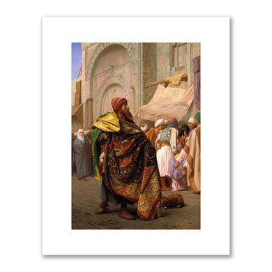 Jean-Léon Gérôme, The Carpet Merchant of Cairo, 1869, Brooklyn Museum. Fine Art Prints in various sizes by 1000Artists.com