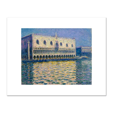 Claude Monet, The Doge’s Palace, 1908, Brooklyn Museum. Fine Art Prints in various sizes by 1000Artists.com