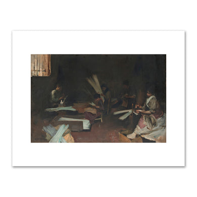John Singer Sargent, Venetian Glass Workers, 1880/82, The Art Institute of Chicago. Fine Art Prints in various sizes by 1000Artists.com