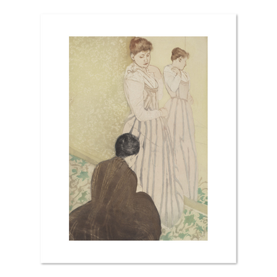 Mary Cassatt, The Fitting, 1890-1891, Fine Art Prints in various sizes by 1000Artists.com