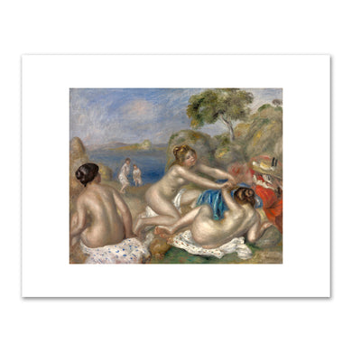 Pierre-Auguste Renoir, Bathers Playing with a Crab (Trois baigneuses au crabe), c. 1897, The Cleveland Museum of Art. Fine Art Prints in various sizes by 1000Artists.com