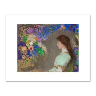 Odilon Redon, Violette Heymann, 1910, The Cleveland Museum of Art. Fine Art Prints in various sizes by 1000Artists.com