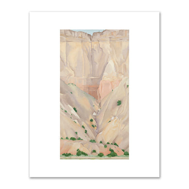 Georgia O'Keeffe, Cliffs Beyond Abiquiu, Dry Waterfall, 1943, The Cleveland Museum of Art. Fine Art Prints in various sizes by 1000Artists.com