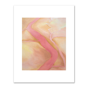Georgia O'Keeffe, It Was Yellow and Pink II, 1959, The Cleveland Museum of Art. Fine Art Prints in various sizes by 1000Artists.com
