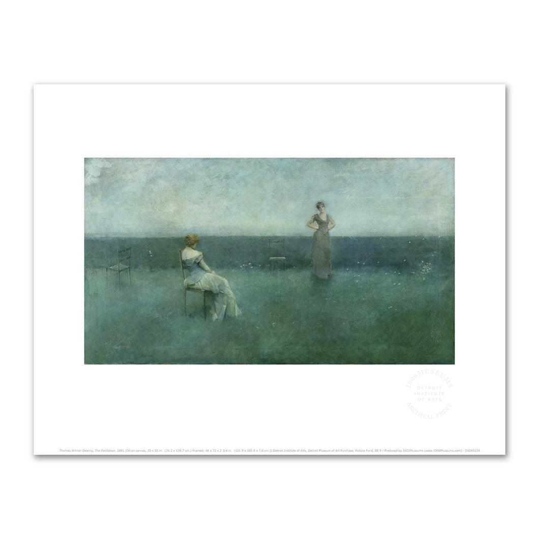 Thomas Wilmer Dewing, The Recitation, Fine Art Prints in various sizes by 1000Artists.com