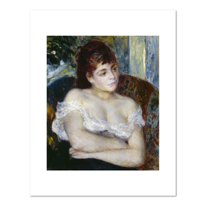 Pierre Auguste Renoir, Woman in an Armchair, 1874, Fine Art Prints in various sizes by 1000Artists.com