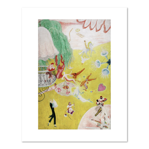 Florine Stettheimer, Love Flight of a Pink Candy Heart, Fine Art Prints in various sizes by 1000Artists.com