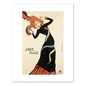 Henri de Toulouse-Lautrec, Jane Avril, 1899, Fine Art Prints in various sizes by 1000Artists.com