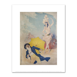 Jules Chéret, Folies-Bergère / Emilienne d'Alencon, 1893, Fine Art Prints in various sizes by 1000Artists.com
