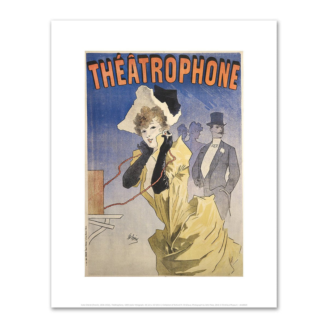 Jules Chéret, Théâtrophone, Fine Art Prints in various sizes by 1000Artists.com