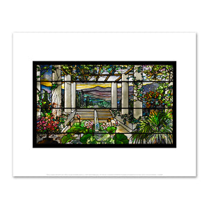 Tiffany Studios, (American, est. 1902), Garden Landscape Window, c. 1900-1910, Art prints in various sizes by 2020ArtSolutions