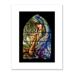 Tiffany Studios, (American, est. 1902), Guiding Angel Window, c. 1917, Art prints in various sizes by 2020ArtSolutions