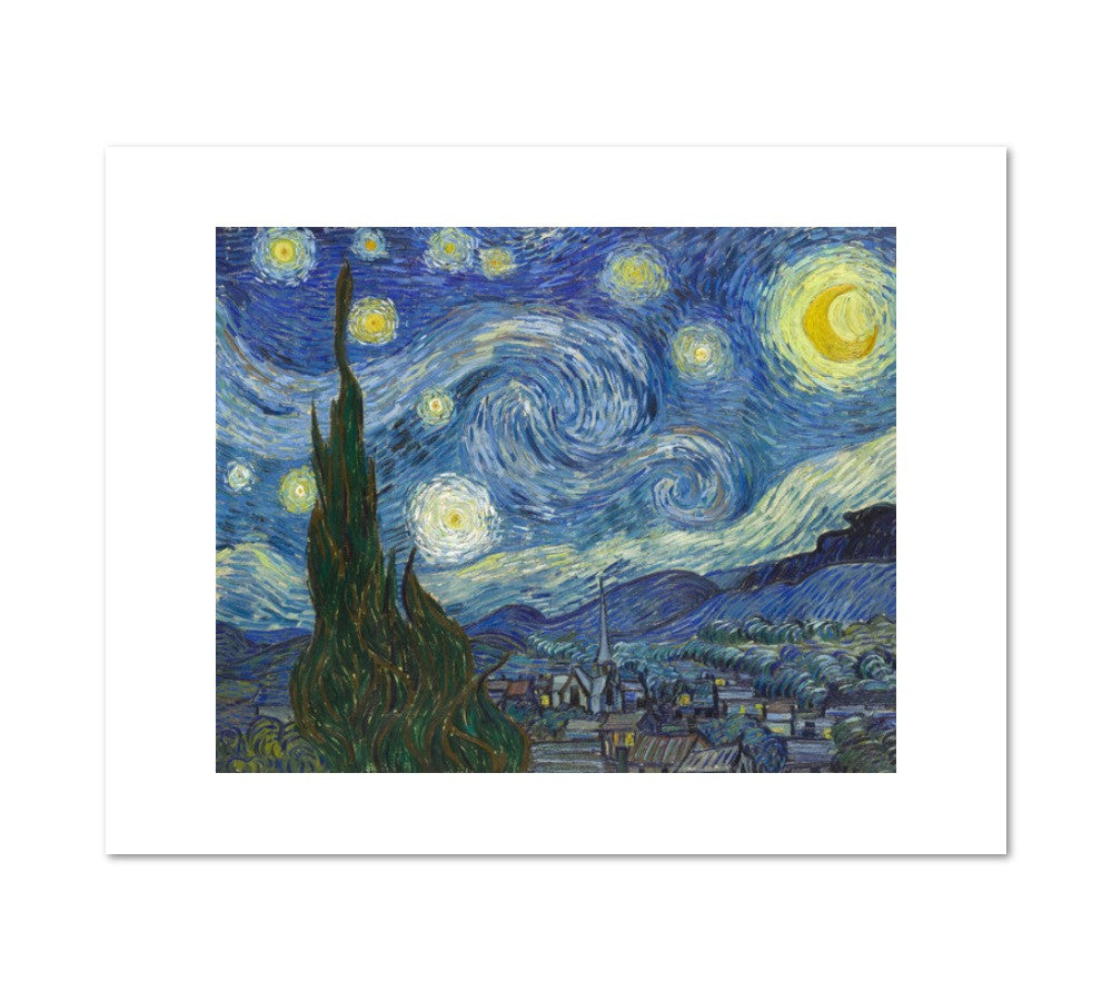 The Starry Night by Vincent van Gogh Archival Print