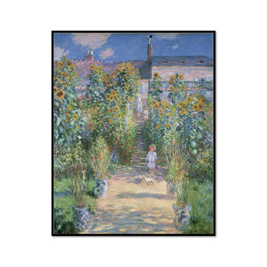 The Artist's Garden at Vétheuil by Claude Monet Artblock