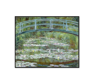 The Japanese Footbridge by Claude Monet Artblock