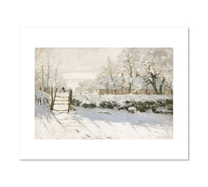 The Magpie by Claude Monet Archival Print
