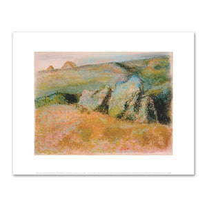 Edgar Degas, Landscape with Rocks, 1892, Fine Art Print in various sizes by 1000Artists.com