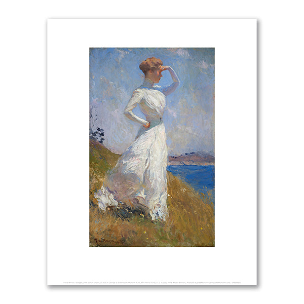 Frank Benson, Sunlight, 1909, Indianapolis Museum of Art. Fine Art Prints in various sizes by 1000Artists.com