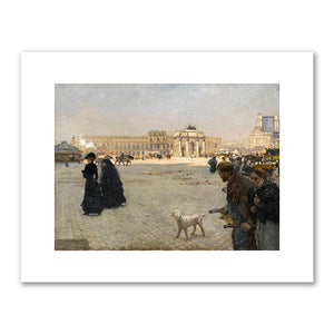 Giuseppe de Nittis, La Place du Carrousel : ruines des Tuileries en 1882, 1882, Musee du Louvre. Fine Art Prints in various sizes by 1000Artists.com