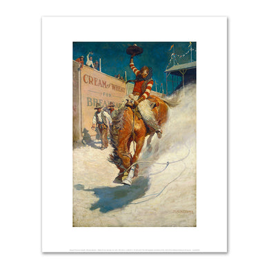 Newell Convers Wyeth, Bronco Buster, 1906, Fine Art Prints in various sizes by 1000Artists.com