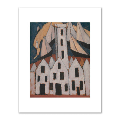 Marsden Hartley, Movement No. 5, Provincetown Houses, 1916, Fine Art Prints in various sizes by 1000Artists.com