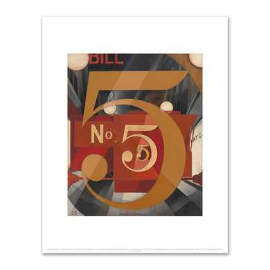 Charles Demuth, I Saw the Figure 5 in Gold, 1928, Fine Art Prints in various sizes by 1000Artists.com