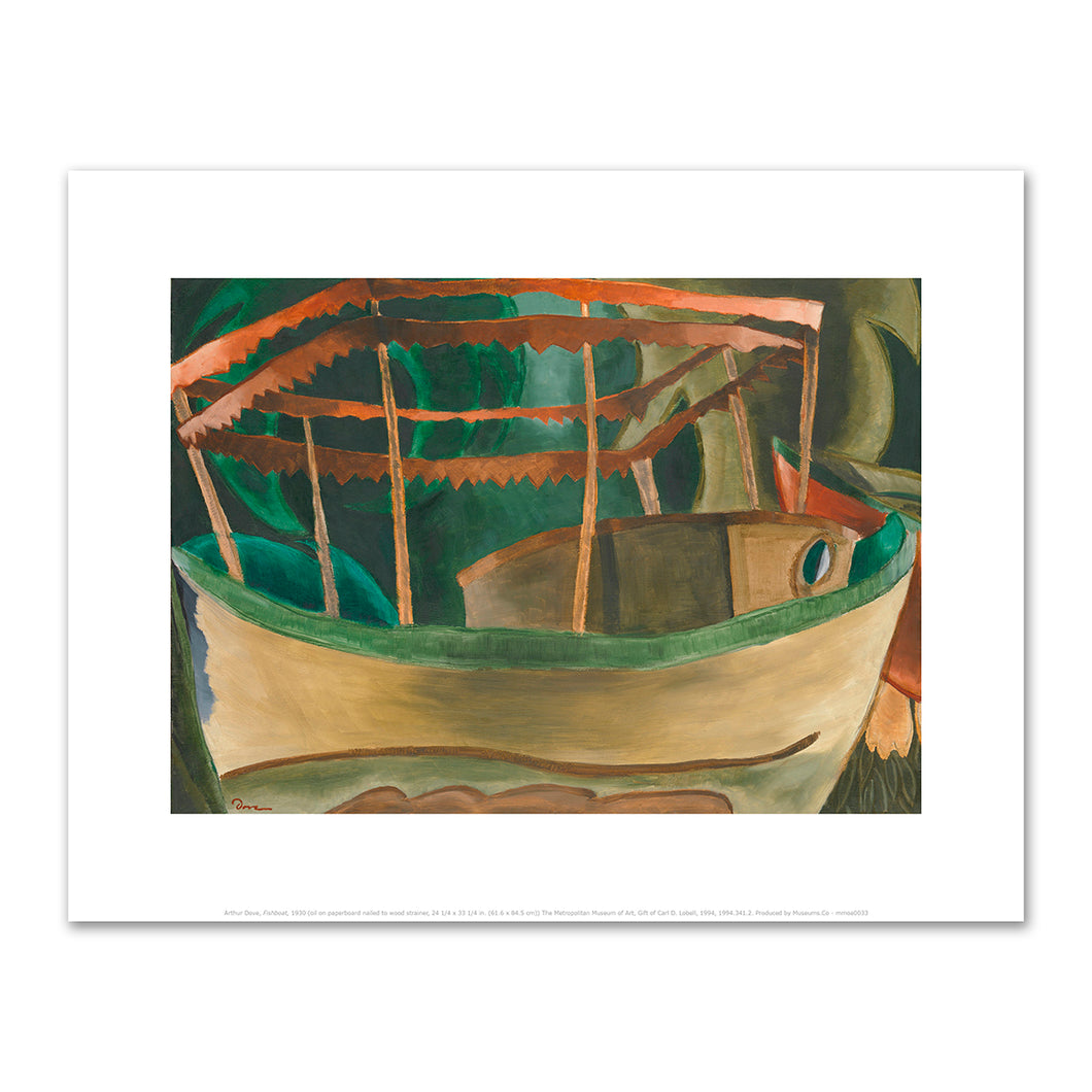 Arthur Dove, Fishboat, 1930, Art Prints in 4 sizes by 2020ArtSolutions