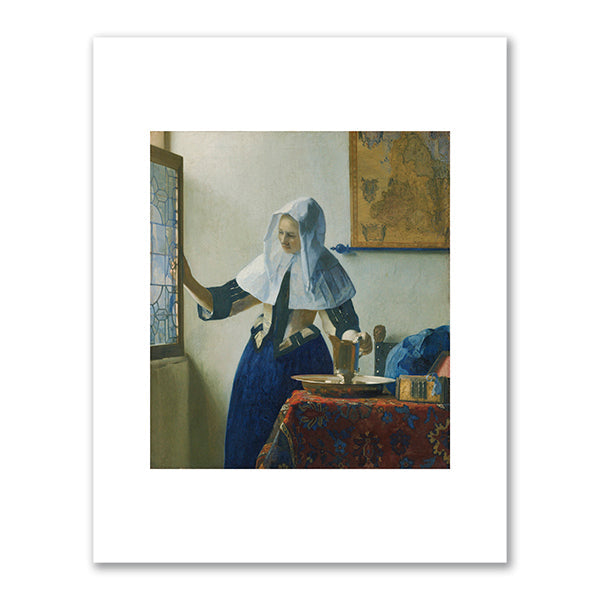 ohannes Vermeer, Young Woman with a Water Pitcher, c. 1662, The Metropolitan Museum of Art. Fine Art Prints in various sizes by 1000Artists.com