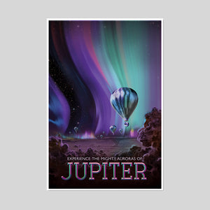 Experience the Mighty Auroras of Jupiter Artblock