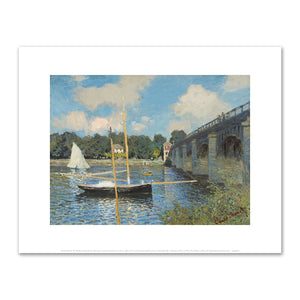 Claude Monet, The Bridge at Argenteuil, 1874, Art Prints in 4 sizes by 2020ArtSolutions