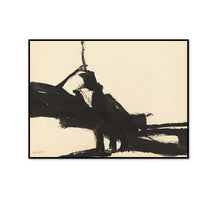 Franz Kline, Untitled, 1955, Framed Art Print with black frame in 3 sizes by 2020ArtSolutions