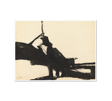 Franz Kline, Untitled, 1955, Framed Art Print with white frame in 3 sizes by 2020ArtSolutions