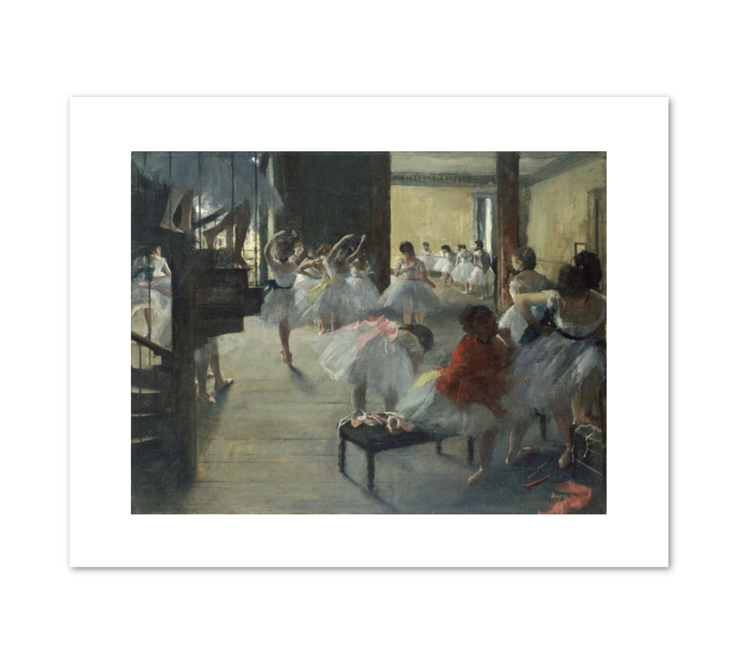 Edgar Degas, The Dance Class, c. 1873, Fine Art Prints in various sizes by 1000Artists.com