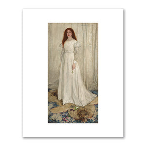 James McNeill Whistler, Symphony in White, No. 1: The White Girl, 1861–1863, 1872, National Gallery of Art, Washington DC. Fine Art Prints in various sizes by 1000Artists.com
