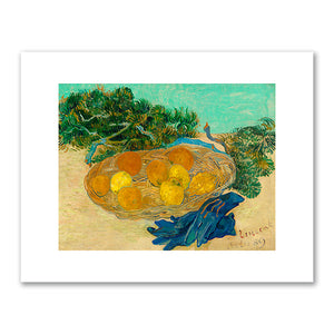 Vincent van Gogh, Still Life of Oranges and Lemons with Blue Gloves, c. 1883, National Gallery of Art, Washington. Fine Art Prints in various sizes by 1000Artists.com