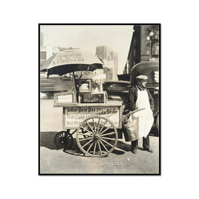 Hot Dog Stand, West St. and North Moore by Berenice Abbott Artblock