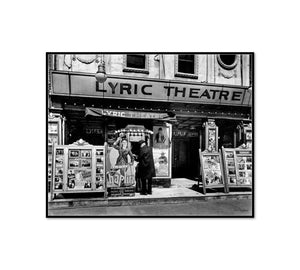 Lyric Theatre, Third Avenue between 12th and 13th street, Manhattan by Berenice Abbott Artblock