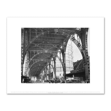 Berenice Abbott, Under Riverside Drive Viaduct, 125th Street at 12th Avenue, Manhattan. From Changing New York, a Federal Arts Project, 1937, New York Public Library. Fine Art Prints in various sizes by 1000Artists.com