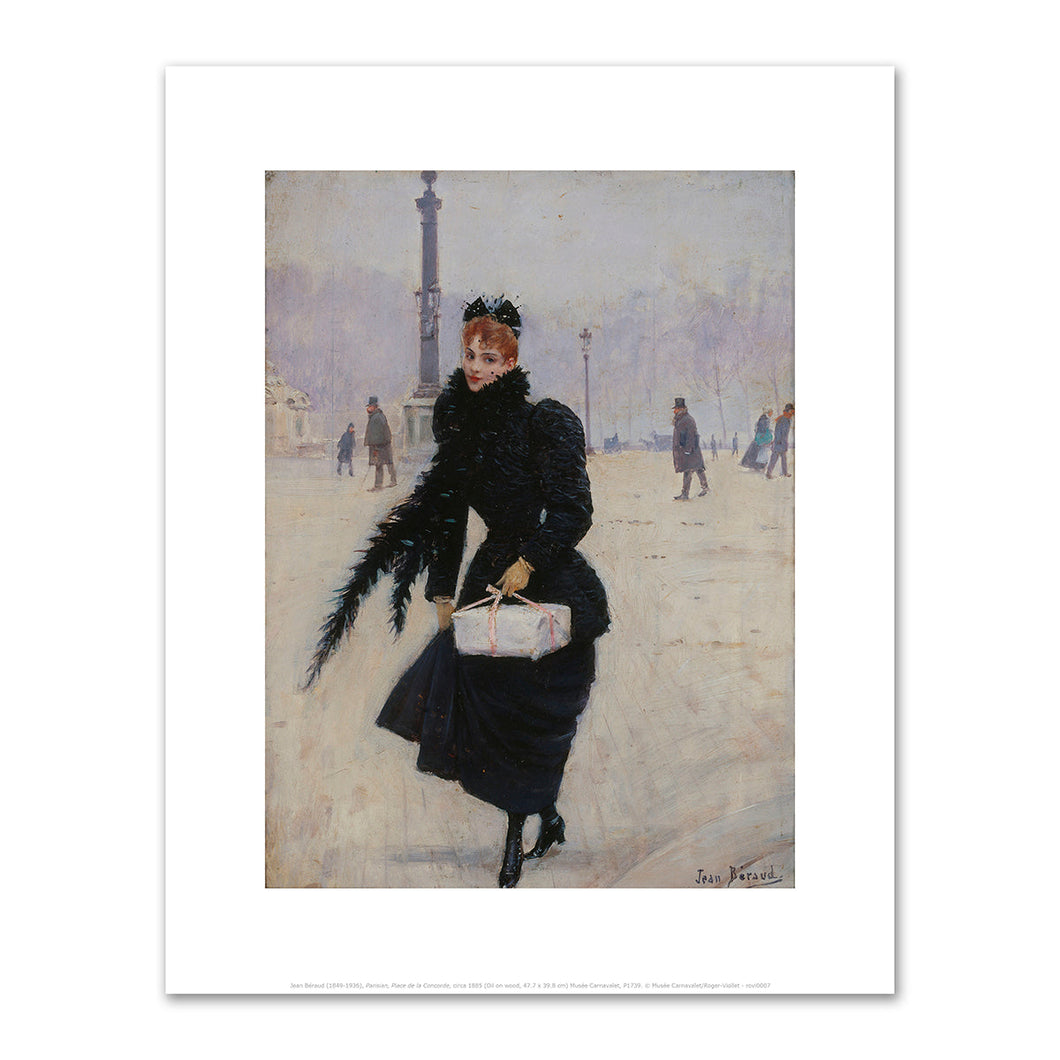 Jean Béraud, Parisian, Place de la Concorde, Fine Art prints in various sizes by 1000Artists.com
