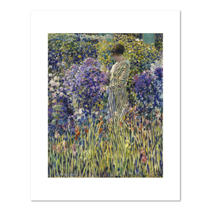 Frederick Frieseke, Lady in a Garden, c. 1912, Fine Art Prints in various sizes by 1000Artists.com