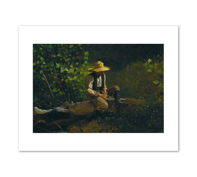 Winslow Homer, The Whittling Boy, 1873, Fine Art Prints in various sizes by 1000Artists.com