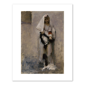 John Singer Sargent, A Parisian Beggar Girl, c. 1880, Fine Art Prints in various sizes by 1000Artists.com