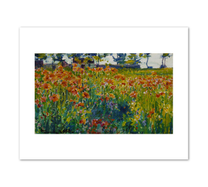 Robert Vonnoh, Poppies in France, 1888, Fine Art Prints in various sizes by 1000Artists.com